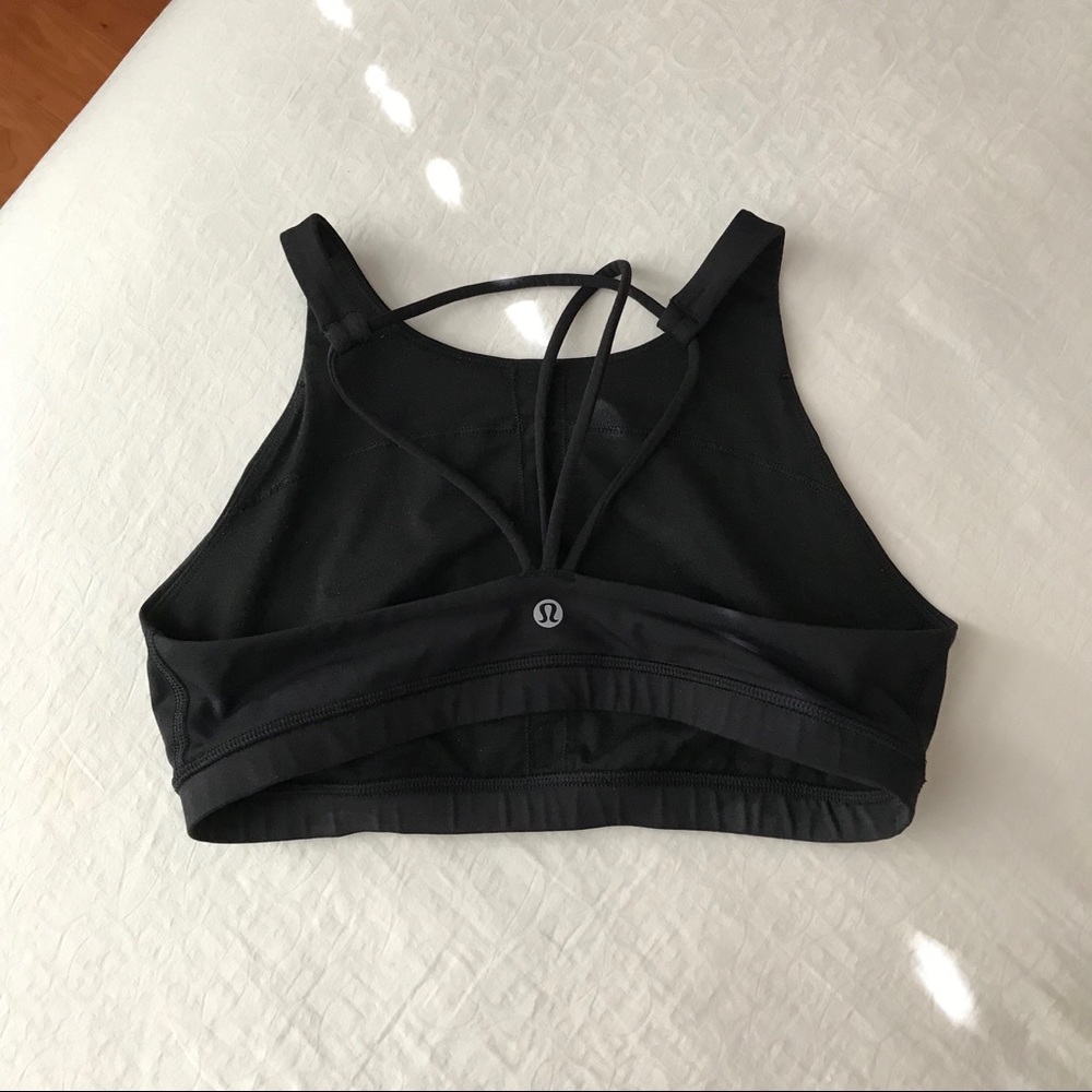 Lululemon strappy black sports bra - Picture 3 of 8